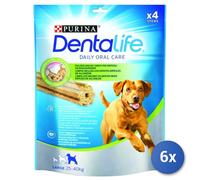 6x Dentalife Dog Snacks Chopsticks 142 Grams Large 4 Pieces