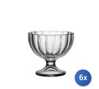 6x Dessert Cups Alaska In Transparent Glass