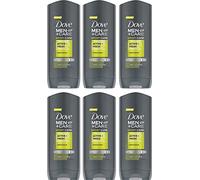6x Dove Men+Care Sport Active+Fresh Body & Face Wash, Shower Gel 250ml