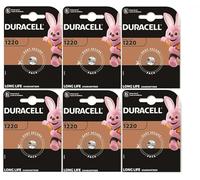 6X Duracell 1220 (6 Blister Packs of 1 Battery) 6 Batteries (CR1220)
