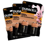 6x DURACELL 9v PP3 Batteries Plus Alkaline Bloke Smoke Alarm Battery LR22