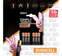 Duracell Batteries Simply Alkaline AAA Single-use – Pack of 6
