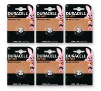 6x DURACELL CR1632 Batteries 3V Lithium Coin Cell Button 1632 DL1632 Long Exp