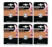 6x DURACELL CR2450 Batteries 3V Lithium Coin Cell Button 2450 DL2450 Long Last