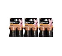 6X Duracell D Plus LR20 MN1300 Alkaline (3 Blister Pack of 2 Batteries) 6 Batteries