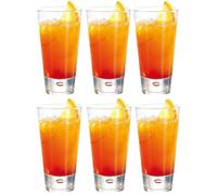6x Cocktail glasses bubble base drinking glasses Highball Norway