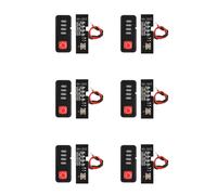 6X Electric Drill Battery Indicator LED Display for Makita 18V /21V Lithium Batteries 18650 Capacity Visual Tool Black