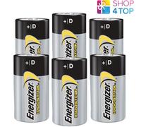 6x Energizer D Alkaline 1.5V Industrial LR20 Batteries Bulk Pack