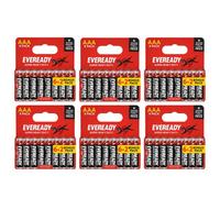 6X Eveready Super Heavy Duty Aaa Zinc Batteries, Pack Of 8 (48X Batteries In Total)