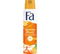 6X FA Deospray Deodorant 150Ml Empowering Moments Orange & Basil Care Spray