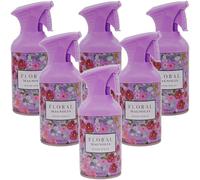 6x Floral Fragranced Room Spray - 3 Scents to Choose From - 250ml (Magnolia)