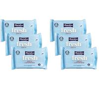 6x Flōralys - LidI | Spring Fresh - Wet Toilet Wipes/Tissues | Flushable | 42 Wipes per Pack [6 Pack Total 252 Wipes]