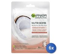 6x Garnier Mask Nutribomb Coconut 28g