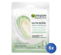 6X Garnier Nutri Bomb Almond Milk Mask 28G