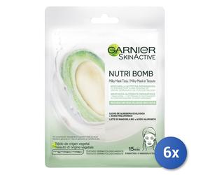 6X Garnier Nutri Bomb Almond Milk Mask 28G