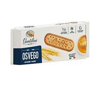 6X Gentilini Osvego al Malto e Miele Honey Biscuits and Malt Cookie 250g 100% Italian Cookies
