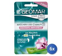 6X Geomar Hydrating Anti-Stress Face Mask 15Ml