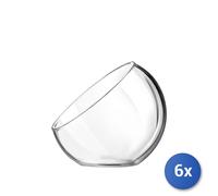 6x Glass Transparent Versatile Cups Cl12