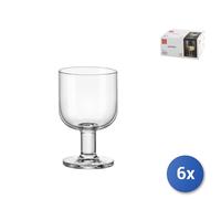 6x Glasses In Transparent Glass Hosteria Medium Cl20