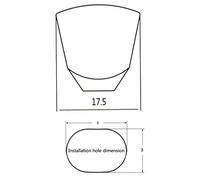 6x Guitar Tuning Peg Tuner Machine Head Replacement Button Knob Black