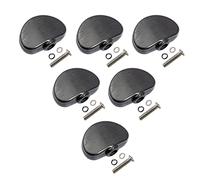 6x Guitar Tuning Pegs keys Tuners Machine Heads Replacement Buttons Black