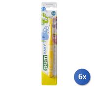 6x Gum Baby Toothbrush Toddler 0-2 Years