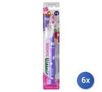 6X Gum Toothbrush Kid Junior 7-9 Years