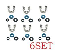 6x INJECTOR SEAL RING SET FOR FORD 1.0 ECOBOOST - PETROL TURBO ENGINE KIT