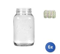 6X Jars 4 Seasons Borm 3.8L Bormioli Rocco