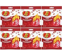 6x Jelly Belly Hot Cinnamon Flavour Jelly Beans 70g Bag American Candy