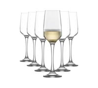 6x LAV Lal Glass Champagne Flutes Prosecco Wine Party Glasses Gift Set 230ml