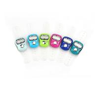 6X LCD Electronic Finger Hand Ring Knitting Row Tally Counter Pedometer Digital Hand Tally Counter Random Color
