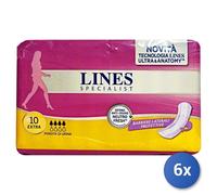 6X Lines Specialist For Incontinence 10 Pieces Extra