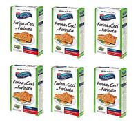 6X Lo Conte Le Farine Magiche Farina di Ceci for Farinata Chickpea Flour Gluten Free Italian Chickpeas 320g