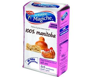6X Lo conte Le Farine magiche Farina Favola Manitoba 100% Americana 1kg Flour for Desserts