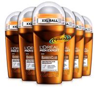 6x Loreal Men Expert Barber Club Deodorant Roll On Cedarwood Fragrance 50ml