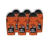 6x L'Oreal Men Expert Thermic Resist 48H Anti-Perspirant Roll On Deodorant 50ml