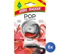 6x Magic Tree Car Air Freshener X Pop Exotic Nozzle