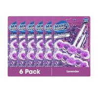 6X Max Flush 5 Lavender Toilet Rim Block Cleaner (Twin Pack)
