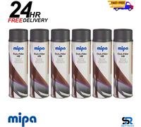 6x MIPA Etch-Filler HB Dark Grey Aerosol Spray - 500ML