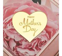 6x Mother's Day Acrylic Cupcake Toppers - Gold Acrylic Cake Decoration by 3 Little Desserts (Style 3 Gold)