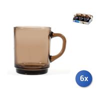 6X Mug Versailles Creole In Tempered Glass CC 260