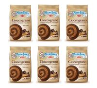 6X Mulino Bianco Cioccograno Whole Wheat (Integrale) Biscuits Cookies with Chocolate 350g