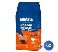 6X Multipack Lavazza Coffee 1 Kg Strong Taste Beans