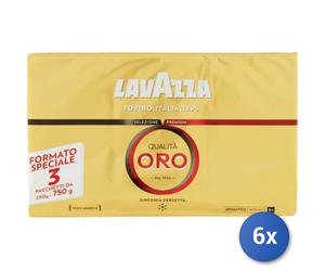 6X Multipack Lavazza Coffee 3X250 Gold Tripack