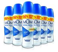 6 x MUM BRISA FRESH ANTI-PERSPIRANT DEODORANT ROLL ON 48 Hour Protection