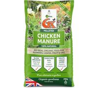 6X Natural Pelleted Chicken Fertiliser, Six Times More Nutrients Than Farm Yard Manure, Fully Composted, Weed Free (20kg)