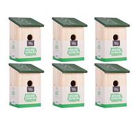 Natures Market BF017 Wooden Wood Small Wild Bird House Hanging Nesting Box