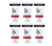 6x Neutrogena Norwegian Formula Hand Cream 50ml Fragrance-Free 24-Hour Moisture