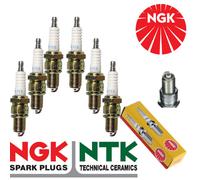 6x NEW NGK Replacement SPARK PLUGS - Part No. BPR7E Stock No 1142 6pk sparkplugs